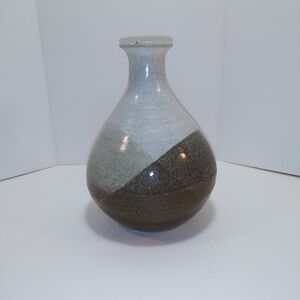 Vintage Pottery  6"  Vase Robert Maxwell Style Walnut Hill Michigan USA MCM